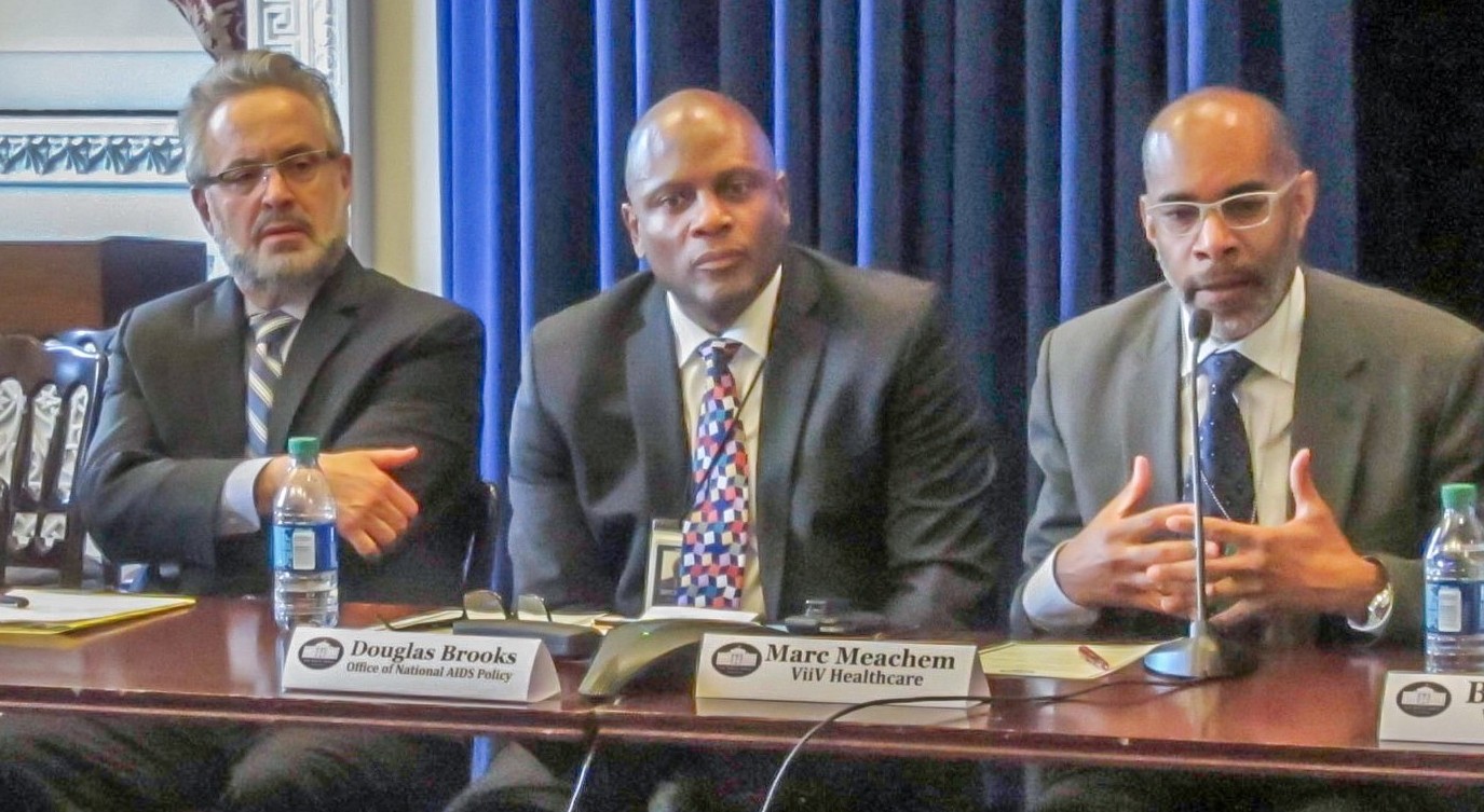 (From L - R) Ron Valdiserri, Douglas Brooks, Marc Meachem. - White House Feb 5 2015