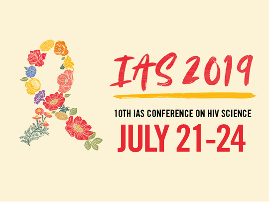 IAS Logo. IAS 2019. 10th IAS Conference on HIV Science. July 21-24