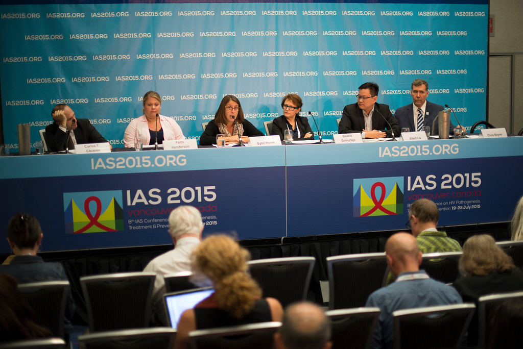 "8th IAS Conference on HIV Pathogenesis, Treatment and Prevention (IAS 2015). Vancouver, Canada. Copyright: Marcus Rose/IAS Image Shows: Official IAS 2015 Press Conference. PrEP Implementation."