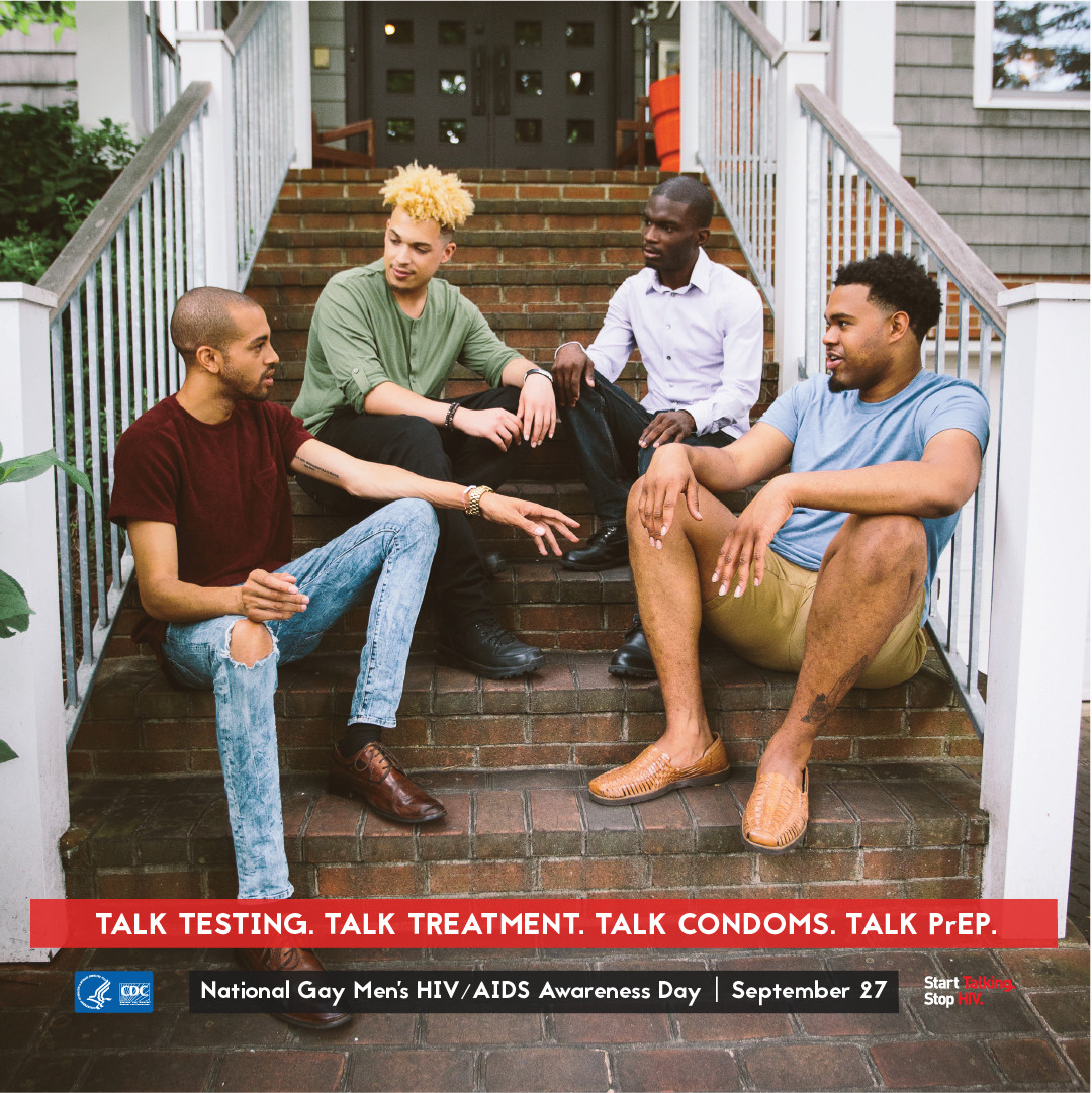 National Gay Men's HIV Awareness Day CDC Promotional Image