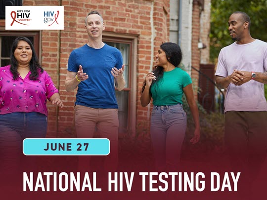 National HIV Testing Day - June 27th