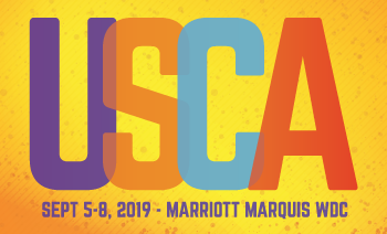 USCA logo. Sept 5-8 2019 - Marriott Marquis WDC