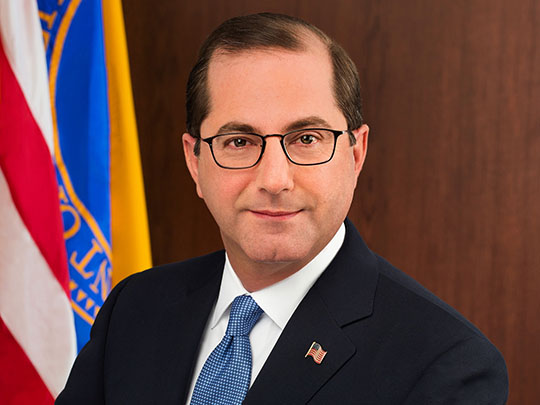 Secretary of Health and Human Services Alex Azar