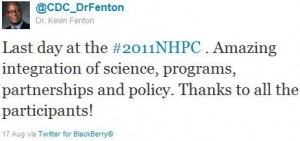 Dr. Fenton NHPC Tweet