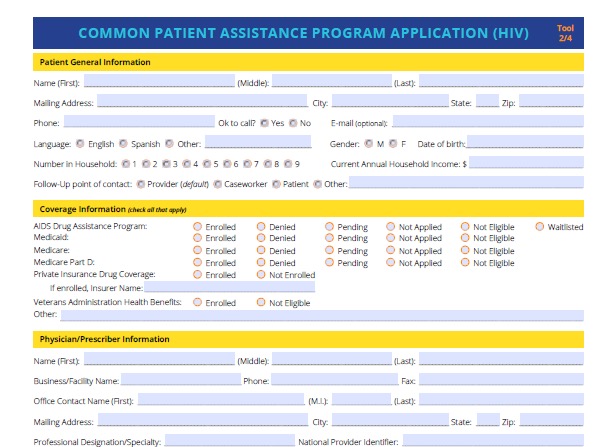 Image on the Common Assistance Application