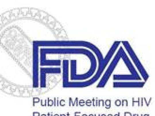 FDA to Convene Meeting on HIV Patient-Focused Drug Development and HIV ...