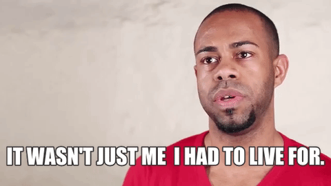 Uriah says " It wasn't just me I had to live for".