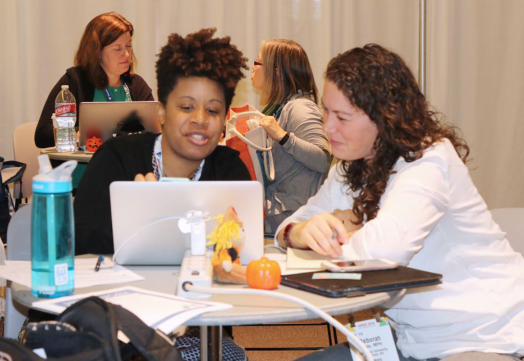 virtual office hours staff member talking with lab participant